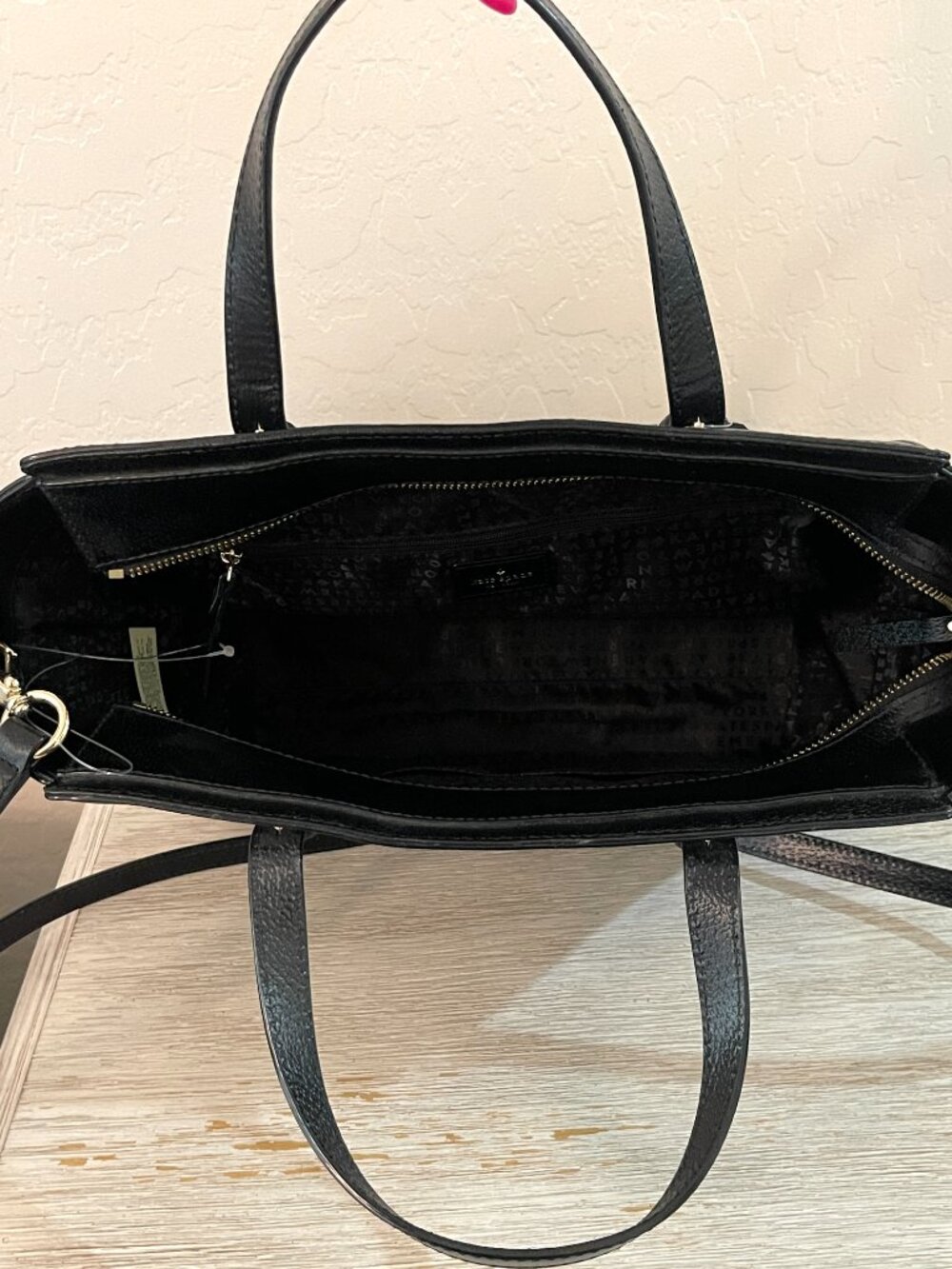 New Kate Spade Grand Street Hayden Tote Bag & Nika Wallet Black Leather - Picture 7 of 16